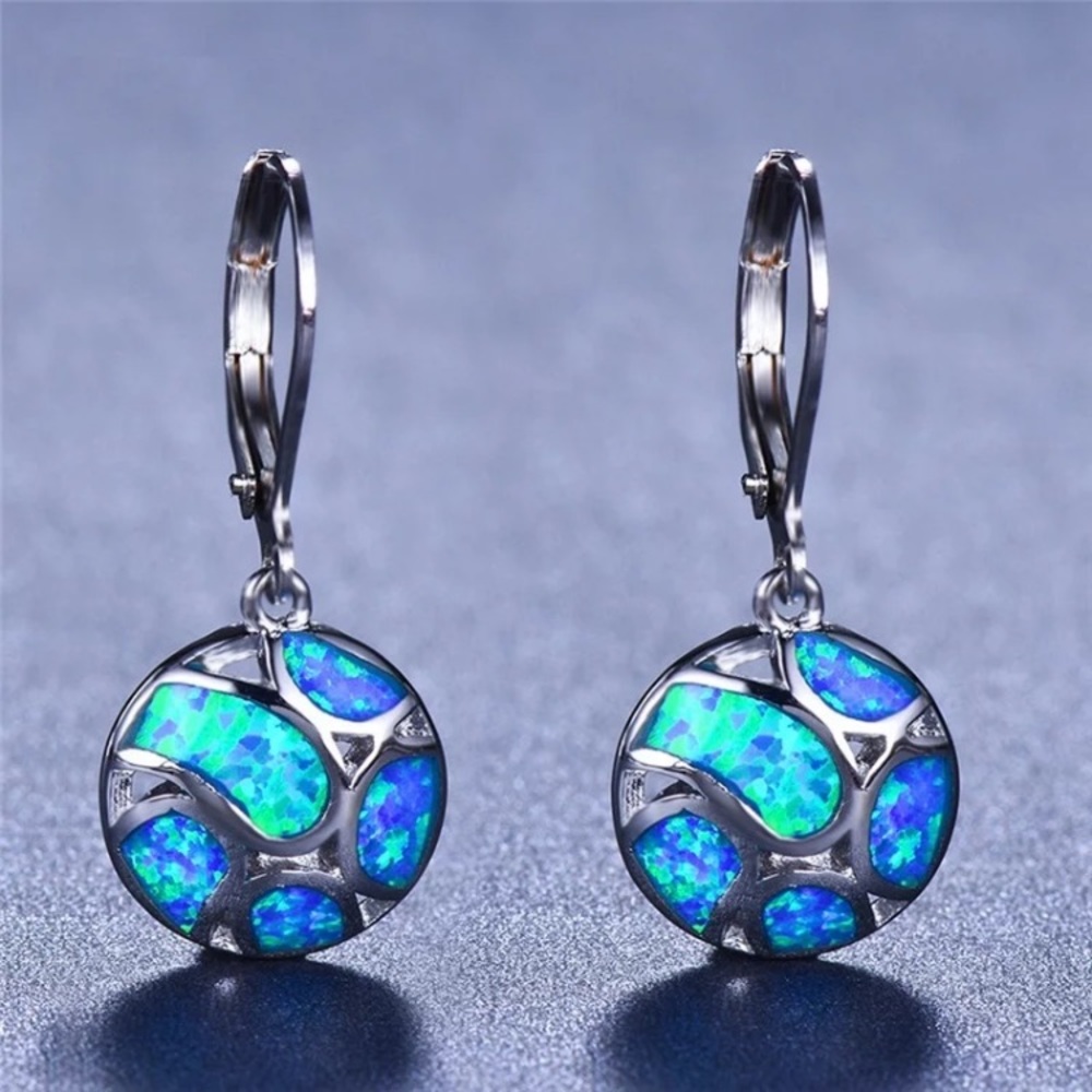 Sterling Silver Round Earrings